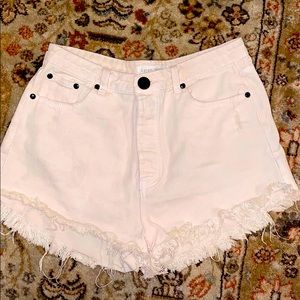 Blush Pink Denim Cotton Cut-offs!!